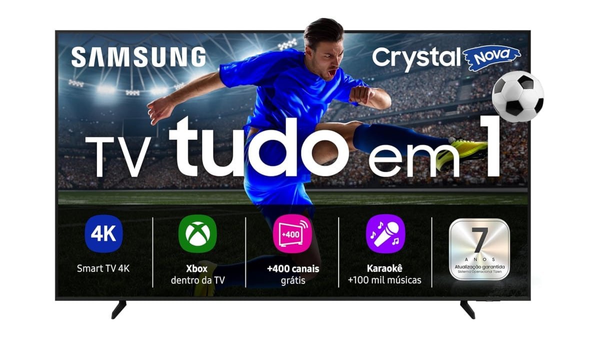 Samsung Smart TV 43″ Crystal UHD 4K U8100F 2025