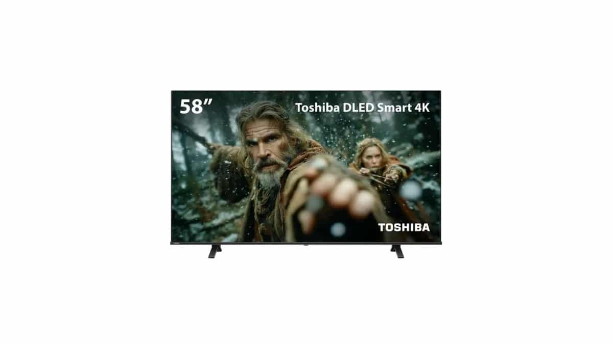 Smart TV DLED 58 4K Toshiba 58C350NS VIDAA 3 HDMI 2 USB Wi-Fi -TB056E