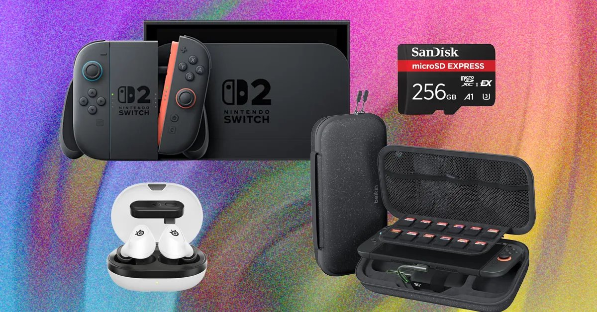 Principais acessórios para Nintendo Switch 2 em 2026: controles, capas e outros