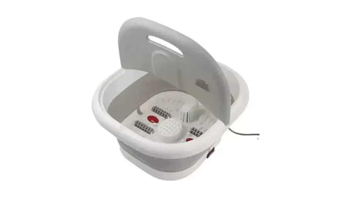 Bacia Para Spa dos Escalda Pés Hidromassageador Massageadora Dobrável