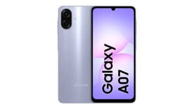 Celular Samsung Galaxy A07 128GB, 4GB, Câm. 50MP, Tela 6.7″- Violeta