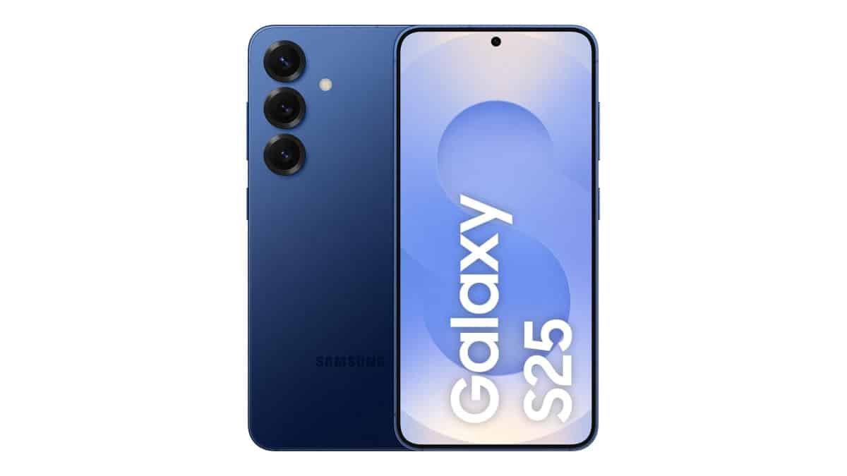 Celular Samsung Galaxy S25 5G, 256GB, 12GB RAM, Câmera Tripla de 50+12+10, Tela Grande de 6.2″, Azul Marinho
