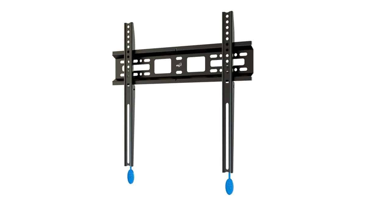 ELG, N01V4, Suporte Fixo de Parede para TVs de 32″ a 77″, Compatível com TVs Curvas e Planas, Feito em Aço Carbono, Suporta Até 50kg, Preto