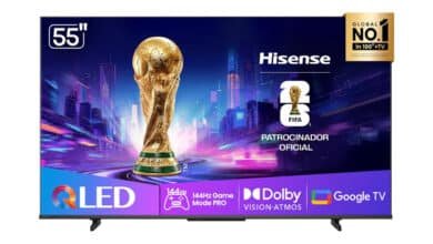 Hisense Smart TV UHD 4K QLED 55″ Polegadas 55Q7QG Google TV Modo Jogo Pro 144 Hz, AMD FreeSync Premium, Dolby Vision Atmos e Compatível com Alex