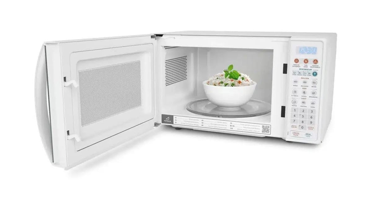 Micro-ondas Electrolux 20L Branco com Função Tira Odor e Descongelar MTO30