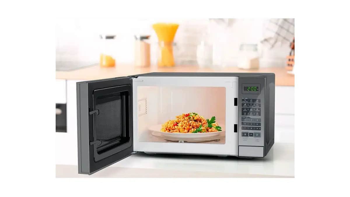 Micro-ondas Midea MRA_2 20L Prata Porta Espelhada