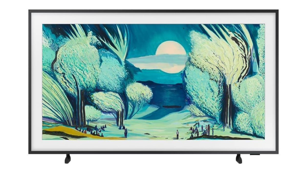 ‘Samsung Vision AI TV43″ The Frame 4K LS03F 2025, Tela Matte antirreflexo, Molduras customizáveis, Modo Arte, Suporte de parede incluso, One Connect, Dolby Atmos®, 7 Anos de Atualização