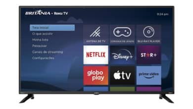 Smart TV 42” Britânia Roku TV Dolby Audio BTV42G6FR2CP