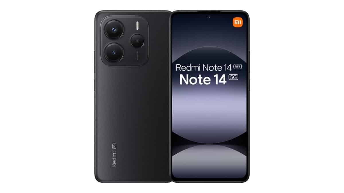 Smartphone Xiaomi Redmi Note 14 5G NFC Midnight Black (Preto) 8GB RAM 256GB ROM