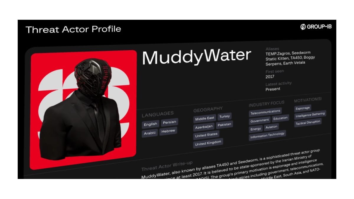Grupo MuddyWater utiliza novas ferramentas para atacar organizações do MENA