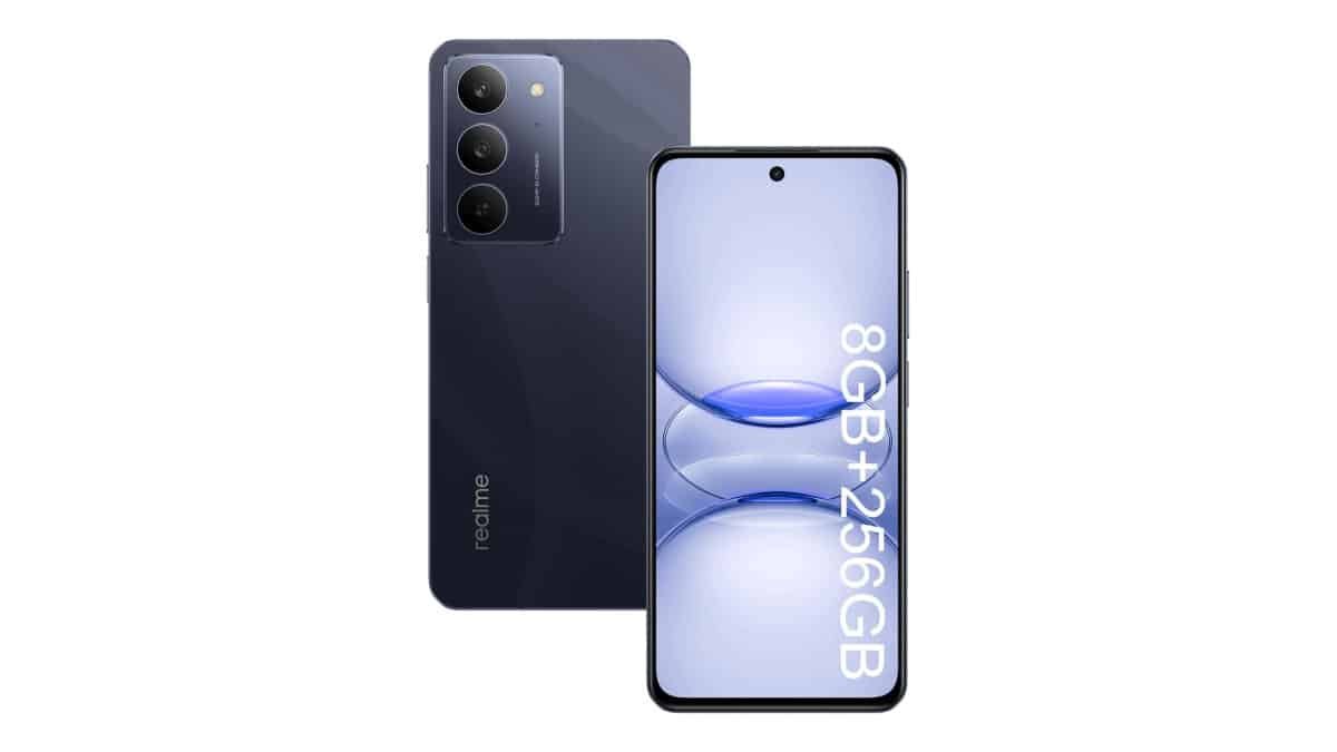 Realme C75X Smartphone 8GB RAM 256GB ROM Tela de 6.67″ IP69 Provação de água NFC Dual SIM 4G (Azul)