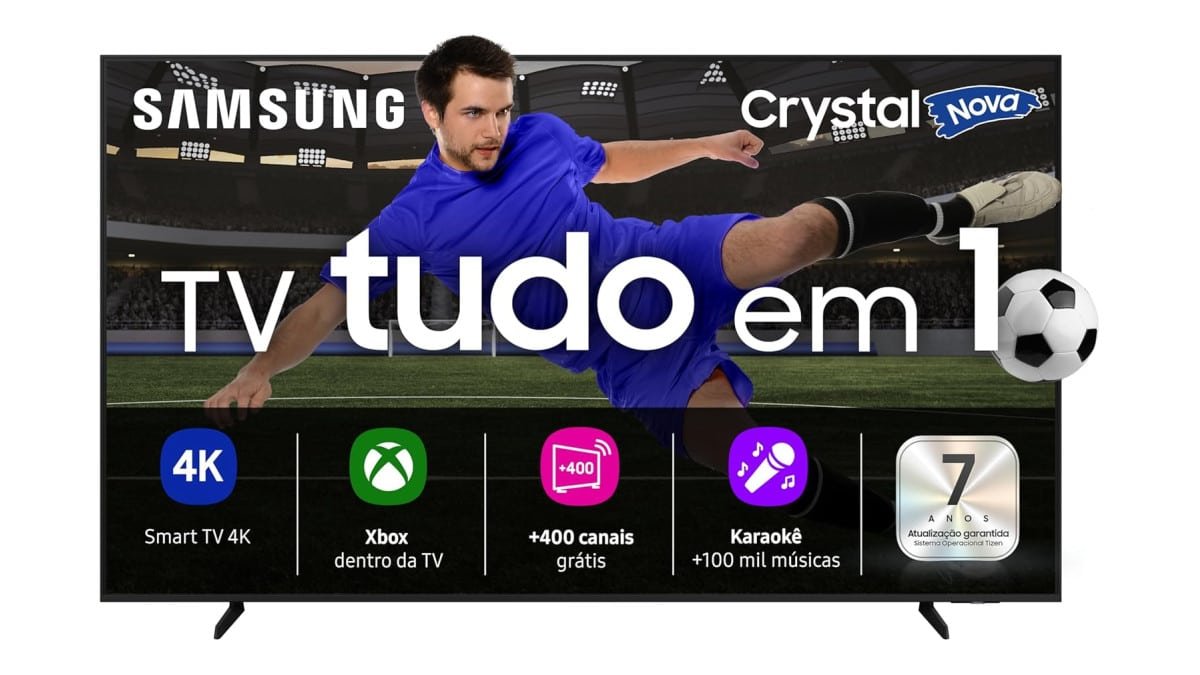 Samsung Smart TV 85″ Crystal UHD 4K U8600F 2025