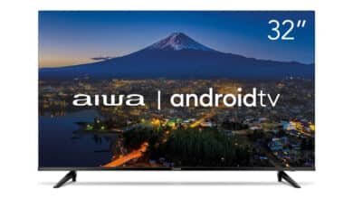 Smart TV Aiwa 32”, Android, HD, Borda Ultrafina, HDR10, Dolby Áudio – AWS-TV-32-BL-02-A