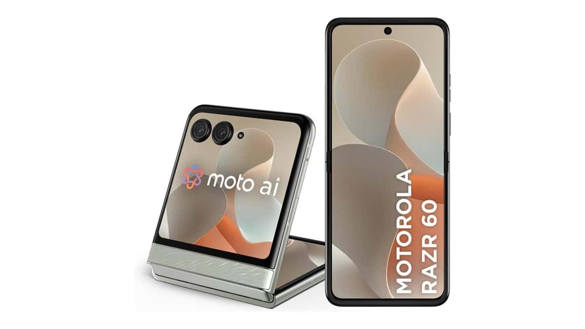 Smartphone Motorola Razr 60-256GB 24GB (12GB RAM+12GB Ram Boost) Tela dobrável 6,9″ pOLED e externa 3,6” Moto AI camera IP48 – Branco