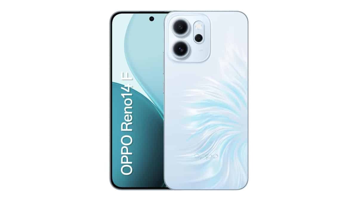 Smartphone OPPO RENO 14 F 5G 256GB 12GB RAM Câmera 50MP IP69 AMOLED 6.57″ AZUL