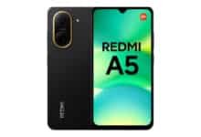 Smartphone Xiaomi Redmi A5 64GB 3GB RAM + 3GB de Ram extendida Dual SIM Tela 6.88″ – Preto Midnight Black Câmera 32MP com IA