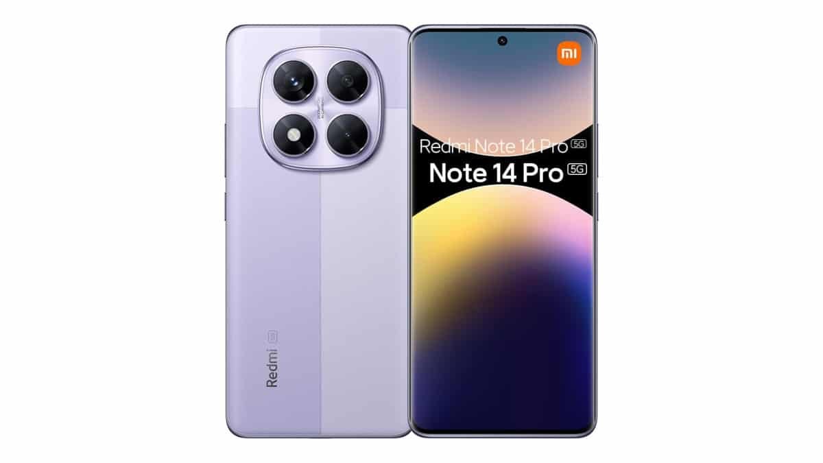 Smartphone Xiaomi Redmi Note 14 Pro 5G Lavender Purple (Roxo Lavanda) 12GB RAM 512GB ROM NFC