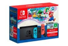 Bundle Nintendo Switch + Super Mario Bros. Wonder + 3 Meses de Assinatura Nintendo Switch Online