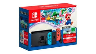 Bundle Nintendo Switch + Super Mario Bros. Wonder + 3 Meses de Assinatura Nintendo Switch Online
