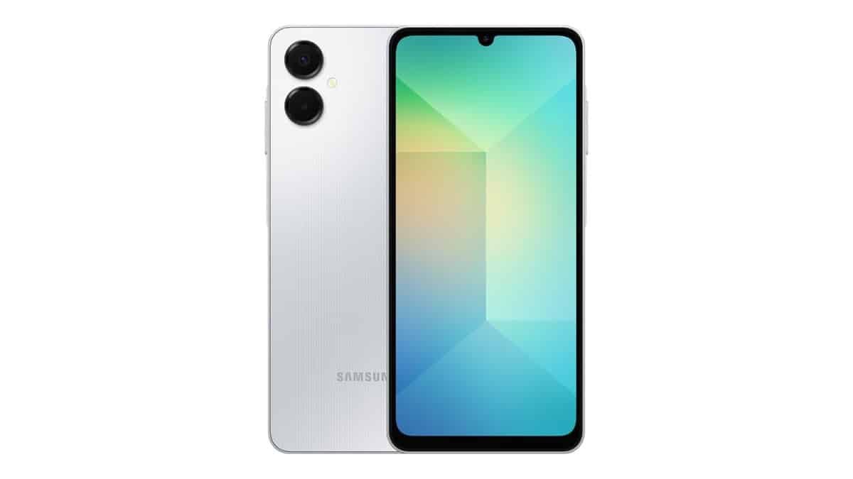 Celular Samsung Galaxy A06 5G 128GB, 4GB, IP54, Tela 6.7″ – Cinza