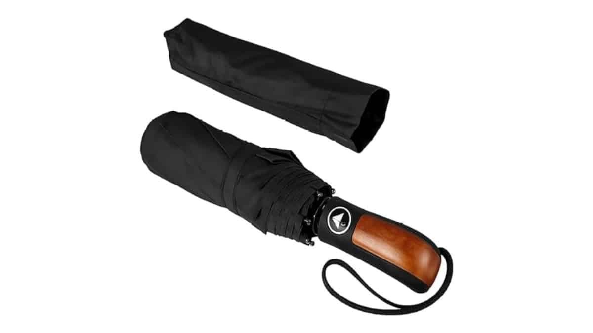 Guarda Chuva Reforçado Automático Resistente Ao Vento – Cabe Na Bolsa Mochila Modelo Compacto