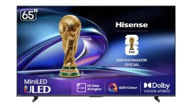 Hisense Smart TV 4K 65″ Polegadas 65U6QV Mini LED com Dolby Vision, HDR10+, HDR10+ Adaptive, Dolby Vision IQ, Modo FilmMaker, Dolby Atmos, Compatibilidade Alexa, Google Home