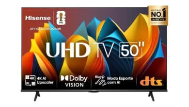 Hisense Smart TV UHD 4K DLED 50″ Polegadas 50A6K com HDR10+ Dolby Vision Game Mode Controle por Voz Alexa Built-In AirPlay