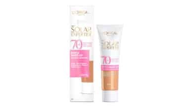 L’Oréal Paris Solar Expertise Efeito Make-Up, Protetor Solar com Cor FPS 70, Cobertura de Maquiagem por até 12h, Tripla Proteção Solar contra raios UVB, UVA, UVA Longo e Luz Visível Cor 2.0, 30g