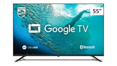 PHILIPS, Smart TV, 55” 4K UHD, 55PUG7019/78, Google TV, Comando de Voz, HDR