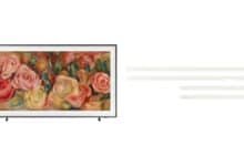 Samsung Combo Smart TV 32” QLED The Frame 32LS03C + Moldura para Smart TV 32 polegadas The Frame 2023 cor branco