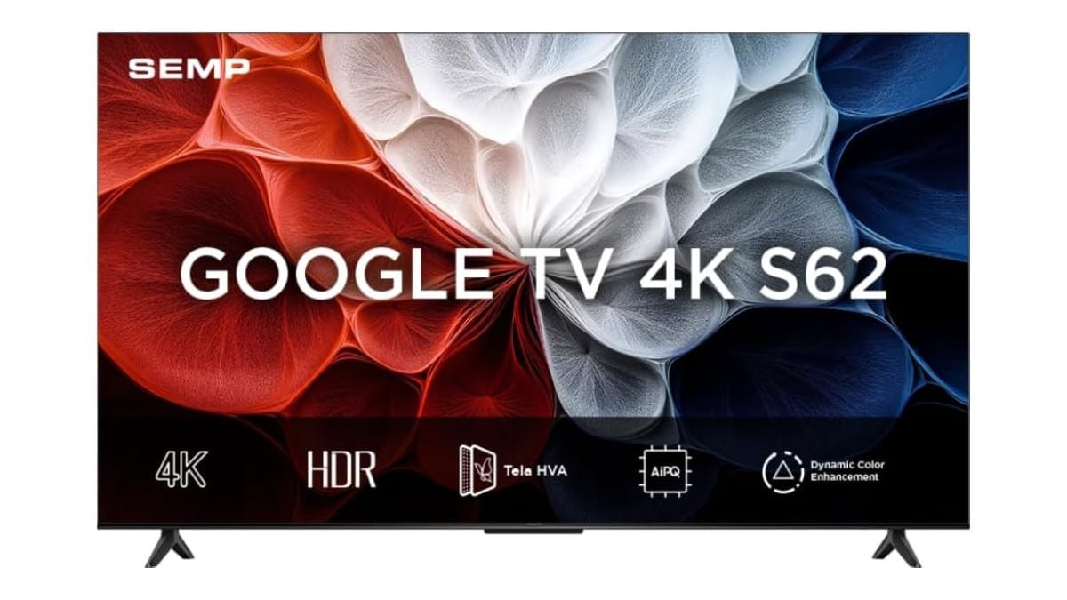SEMP SMART TV 43” 43S62 4K UHD GOOGLE TV