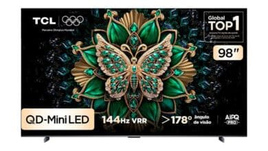 Smart TV TCL 98 Polegadas QLED Mini LED Matte 4K C6K WiFi Bluetooth Google TV 144Hz VRR HDR10+ 98C6K