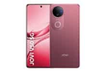 Smartphone JOVI V50 5G 512GB 12GB RAM, Câmeras ZEISS 50MP OIS. AMOLED 120Hz, Bateria 6000mAh, Carregamento Rápido 90W, Snapdragon 7 Gen3, Android 15, Vermelho Âncora
