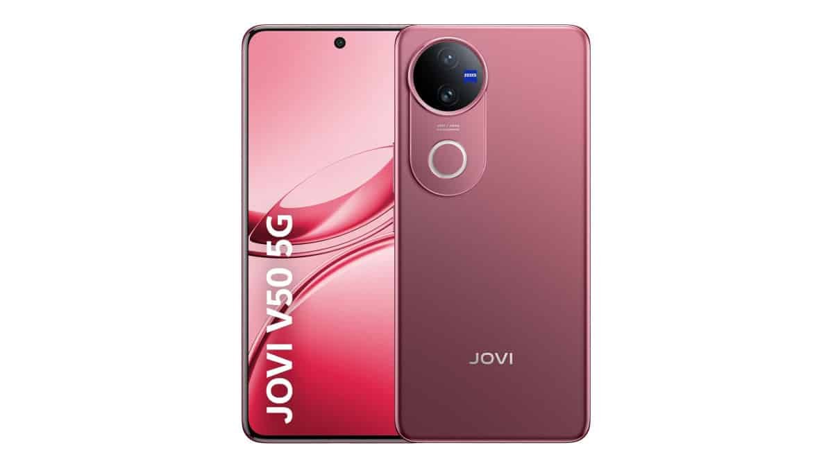 Smartphone JOVI V50 5G 512GB 12GB RAM, Câmeras ZEISS 50MP OIS. AMOLED 120Hz, Bateria 6000mAh, Carregamento Rápido 90W, Snapdragon 7 Gen3, Android 15, Vermelho Âncora