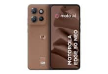 Smartphone Motorola Edge 50 Neo 5G – 256GB 16GB (8GB RAM+8GB Ram Boost) 50MP Sony Camera Moto AI Ultrarresistencia militar Mocha Mousse – Vegan Leather