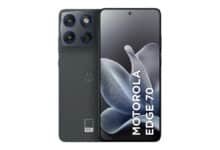 Smartphone Motorola Edge 70 5G – 512GB 24GB (12GB RAM + 12GB RAM Boost), Ultrafino, 3 cameras 50MP, Tela 1.5K extreme Amoled 120hz – Gadget Gray