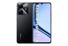 Smartphone Realme Note 60x RMX3938 4GB de RAM/ 128GB/Bateria de 5000mAh e tela de 6,74″ 90Hz HD/Midnight Black (Preto)