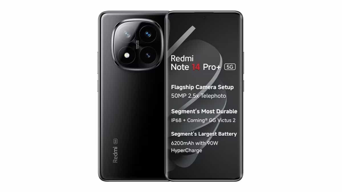 Smartphone Xiaomi Redmi Note 14 Pro+ Plus 5G Preto 8GB RAM 256GB ROM NFC Modelo 24115RA8EG