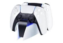 Base de Carregamento Rápido para Controles PS5, Carregador Controle PS5 para 2 Controles com Indicador LED, Estação de Carregamento Dock com Cabo USB, Suporte para Controle PS5, Acessórios PS5