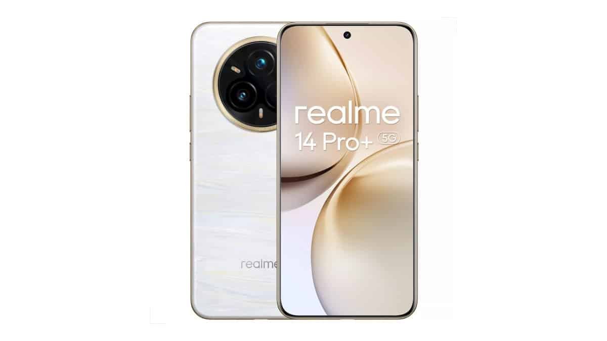 Celular Realme 14 Pro+ 5G, Tela OLED 6,83″ 120Hz, Snapdragon 7s Gen 3, Dual SIM, Câmera Tripla 50MP com OIS, Bateria 6000mAh, Resistência IP68/IP69, Desbloqueio Facial (Branco, 512, GB, 12, GB)