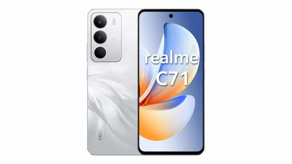 Celular Realme C71 4G Smartphone 4GB RAM 128GB ROM Dual SIM (Branco)