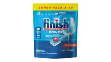 Finish Powerball Detergente para Lava Louças, Tabletes com Secante, 30 Tabletes