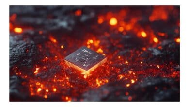 Novo chip resiste a 700°C e pode transformar a inteligência artificial