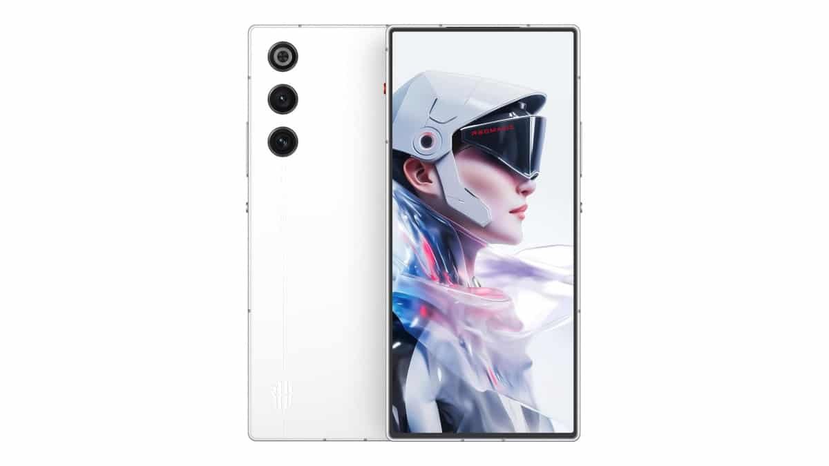 REDMAGIC 10 Air 120Hz Telefone para jogos, 5G Android Smartphone, 16GB RAM+512GB ROM, Snapdragon 8 Gen 3, 6.8″ AMOLED Tela cheia, FHD+, 50MP Câmera, Dual-Sim, Celular desbloqueado Branco