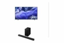 Samsung Combo Vision AI TV 55″ QLED 4K QEF1 + Soundbar HW-B450F