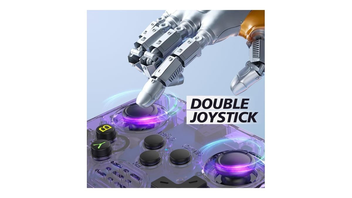 SMACTUDO, Vídeo Game console Portátil Retrô R36S Tela 3.5pol 64GB