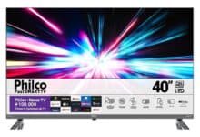 Smart TV 40” PTV40E3ERSGB Roku TV Led Dolby Audio