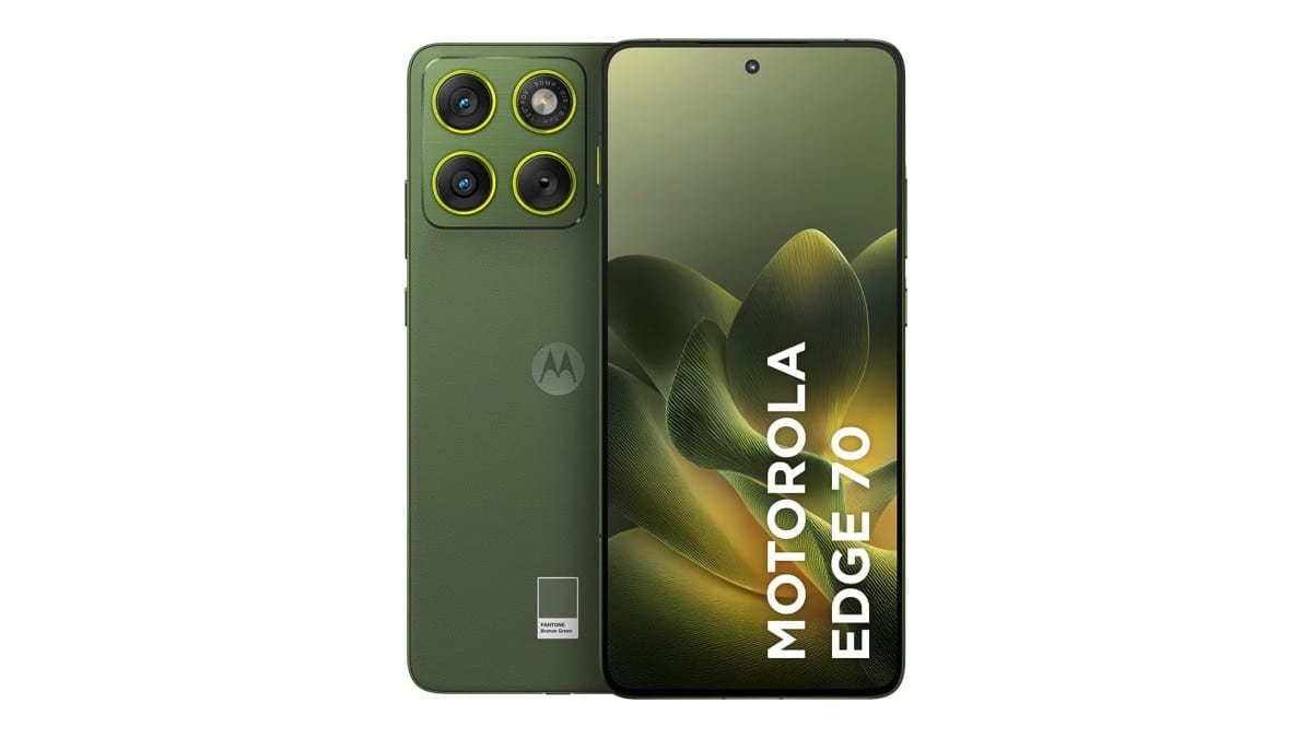 Smartphone Motorola Edge 70 5G – 256GB 24GB (8GB RAM + 16GB RAM Boost), Ultrafino, 3 cameras 50MP, Tela 1.5K extreme Amoled 120hz – Bronze Green