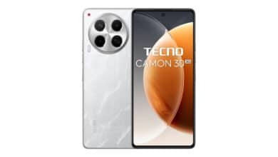 Smartphone Tecno Camon 30 5G 256GB, Tela AMOLED 6.78″ FHD+, Câmera Tripla 50MP, Bateria 5000mAh, Carregamento Rápido 70W, Android 14, Dual Chip – Branco