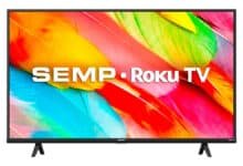 TCL ROKU TV LED 32” SEMP R6500 HD Wifi dual band, 3 HDMI, 1 USB, com controle por aplicativo, compatível com Google Assistant, Alexa e Apple homekit